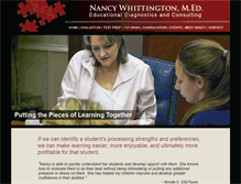 Tablet Screenshot of nancy-whittington.com